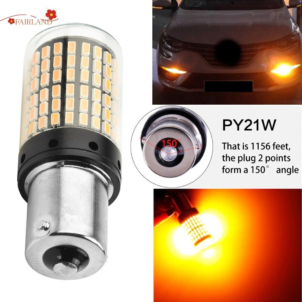 💯FAIRLAND 💯 Bau15s 7507 ไฟเลี้ยว PY21W 5009 Canbus ไม่มีข้อผิดพลาดหลอดไฟ Led Amber Blinker ⭐  August
