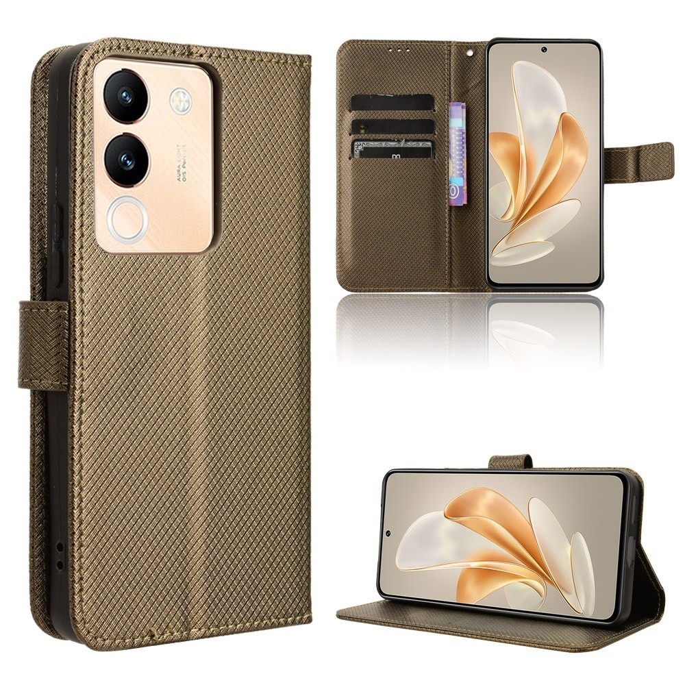 Flip Case สําหรับ Vivo V29e กรณีกระเป๋าสตางค์ PU หนังปกหลังสําหรับ Vivo V29e V 29e เคสโทรศัพท์