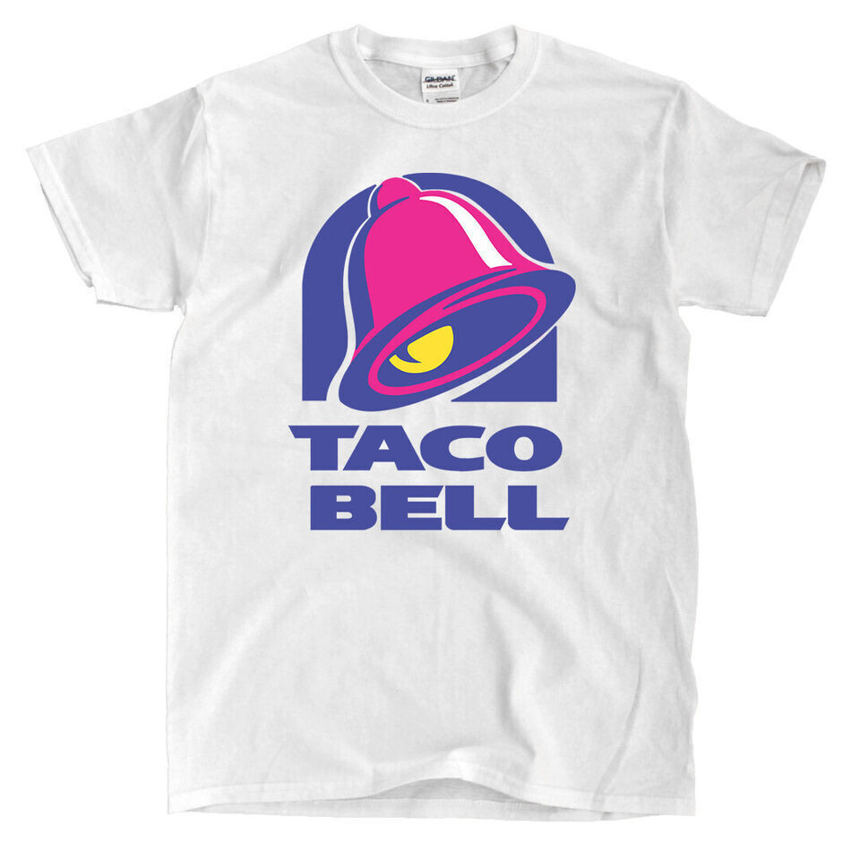 สไตล์ใหม่ Taco Bell Logo Mens เสื้อยืดตลก Tee