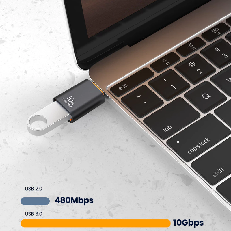 USB2.0 ถึงอะแดปเตอร์ Type C USB-C otg Fast Charging Connector Type C ชาย USB หญิงแปลง OTG 10A สําหรับแล็ปท็อปสมาร์ทโฟน thumbnail 4