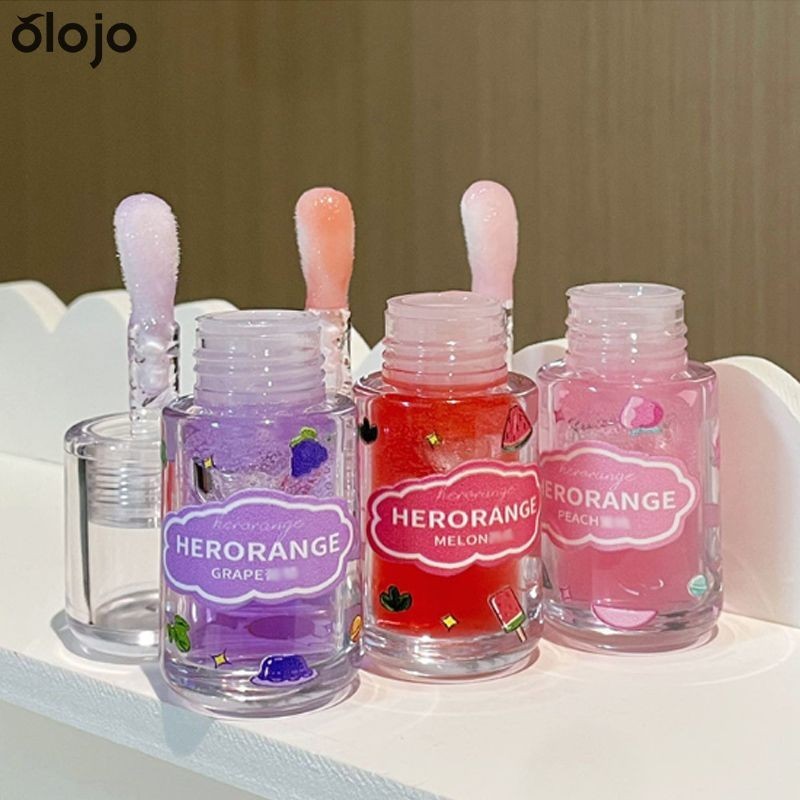 Herorange องสําอางดูแลริมฝีปาก ลิปกลอส ไพรเมอร์ เพิ่มความชุ่มชื้น-oo