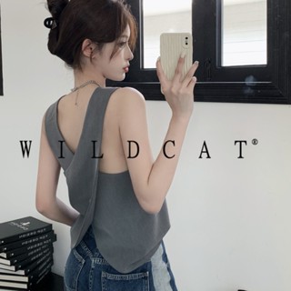 Cross Niche Design Sense One Piece Bottoming เสื้อเสื้อกั๊กฤ…