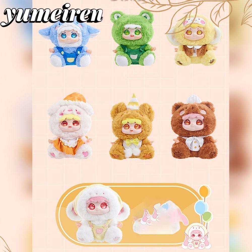 Yumeiren กล่องรูป, สัตว์ Plush Blind Boxน่ารักตุ๊กตาตุ๊กตาตุ๊กตา 2.0 Zoo Tour Plush Box, Zoo Tour V2 Zoo Tour Surprise ของเล่น