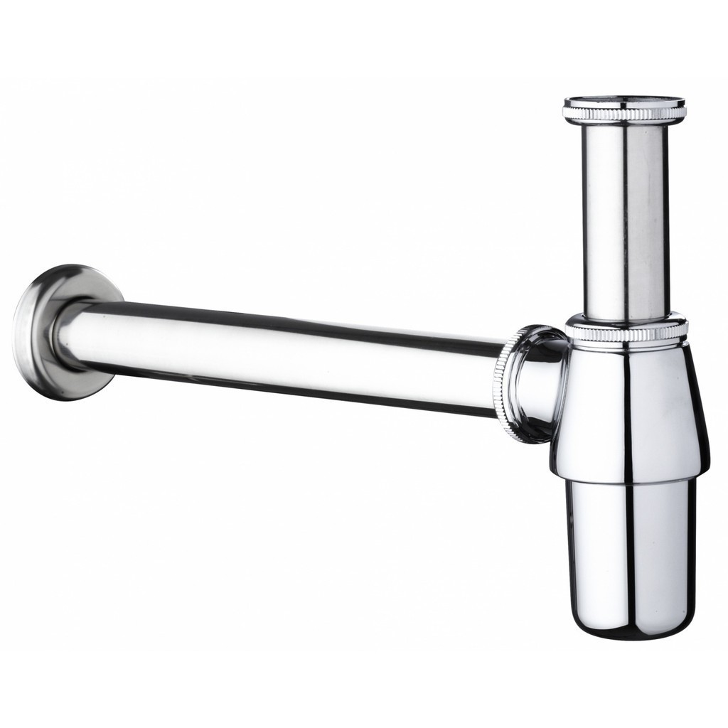 Deluxy Official Shop Karat Faucet ท่อน้ำทิ้งแบบกระปุก ยาวพิเศษแนวนอน 35 ซม. (Zinc)