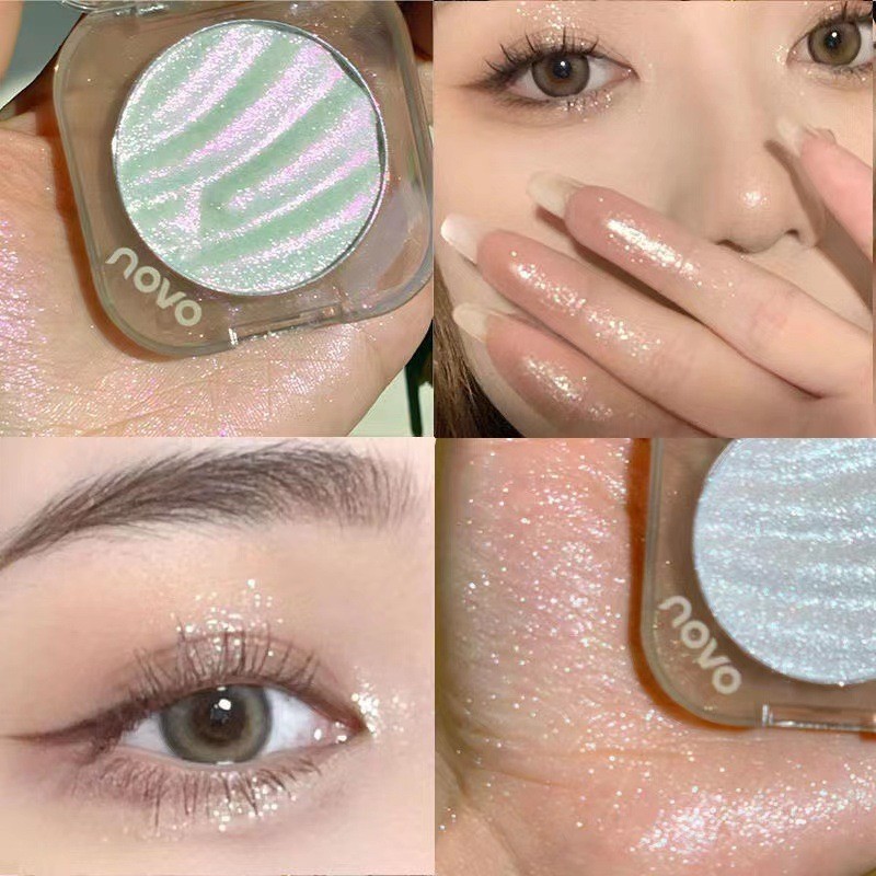 Novo ผงกลิตเตอร์ ไฮไลท์คอนทัวร์ ไฮไลท์ คอนทัวร์ สําหรับแต่งหน้า