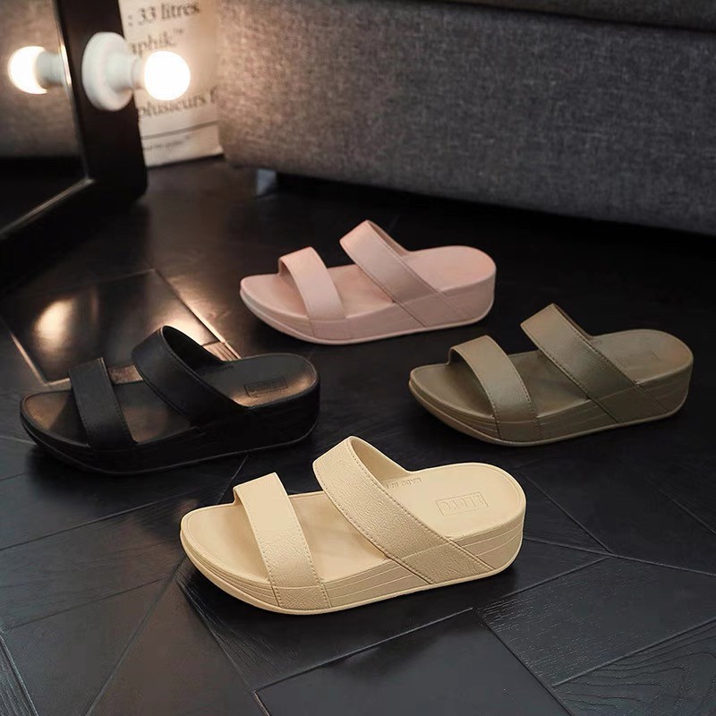 USMO รองเท้าแตะ รองเท้าแฟชั่น รองเท้าผู้หญิง พื้นนุ่ม ยางEVA หนา5เซน ใส่สบาย ไซส์ครบ 💥สั่งเผื่อ 1 ไซส์💥