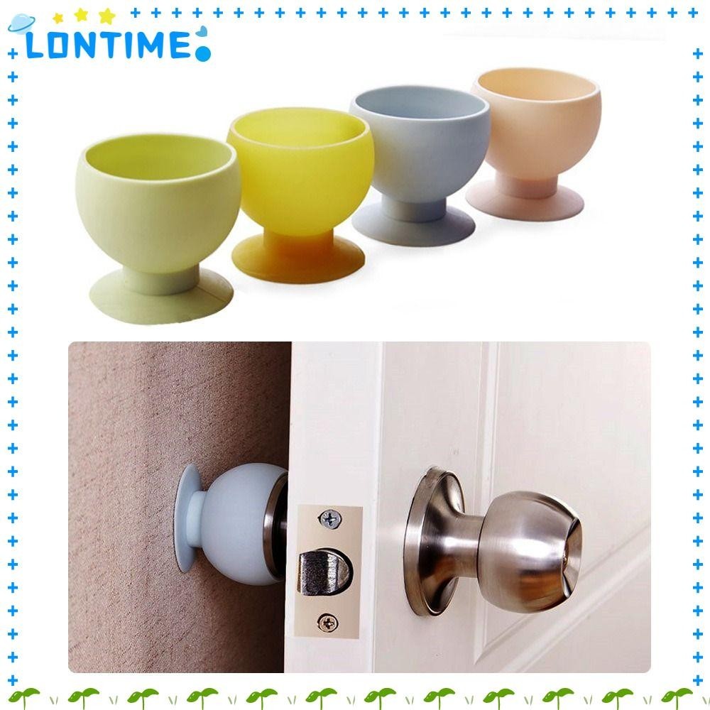 ปลอกหุ้มมือจับ LONTIME, ฝาครอบลูกบิดประตูป้องกันการชนกันเพื่อความปลอดภัยของทารก, ฝาครอบป้องกันซิลิโคนป้องกันผนังในครัวเรือนที่ทนทาน