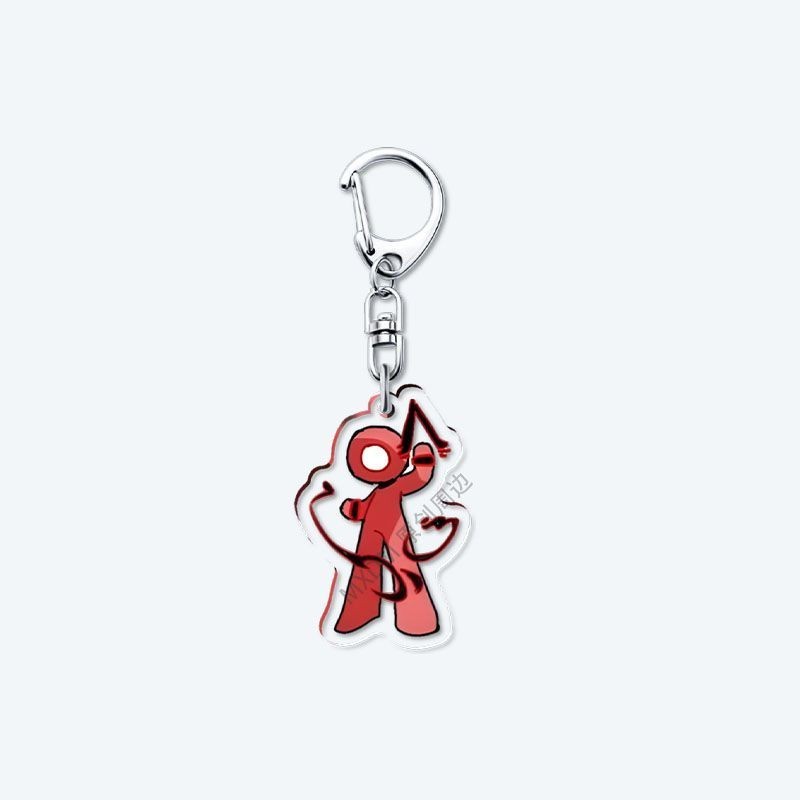Alan Becker พวงกุญแจ Man Charms สําหรับกางเกงผู้หญิง Key Chain ผู้ชายจี้ Key แหวนสาว Key ผู้ถือเครื่องประดับ Llaveros ราคา ถูกที่สุด ดีลบีเคเค แกลเลอรีภาพที่ 3