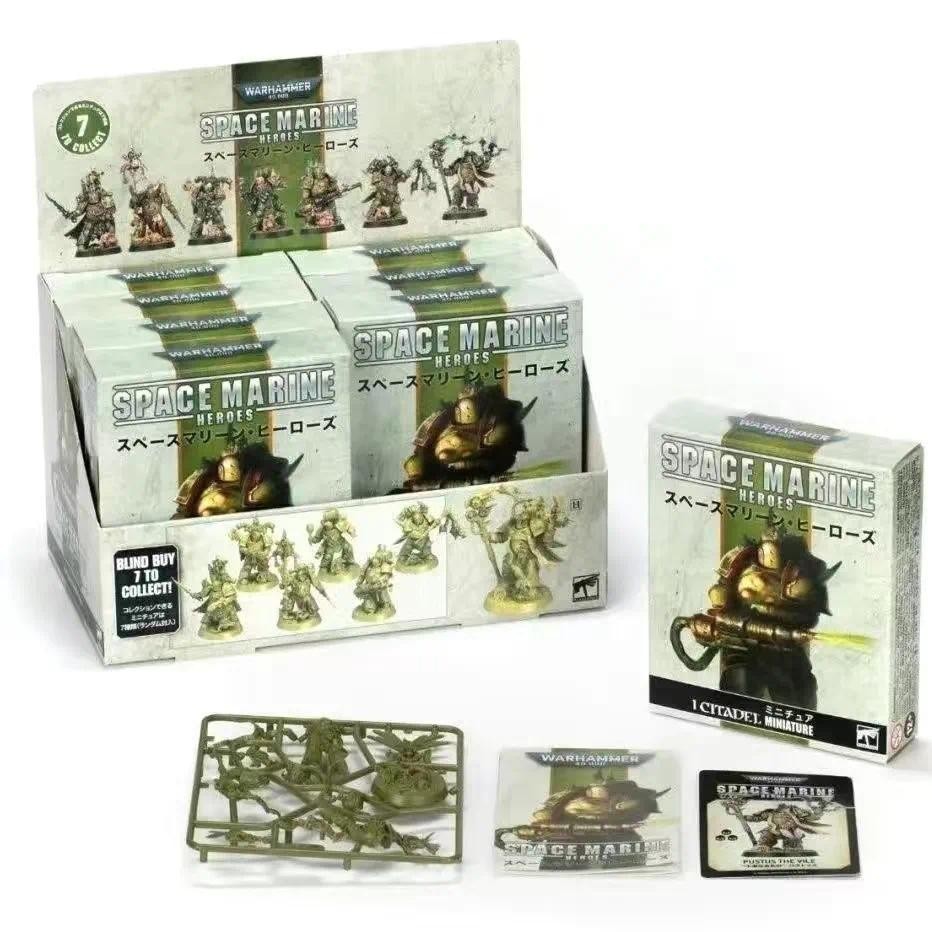 8pc/set Blind box Warhammer 40000: Space Marine Heroes - Death Guard