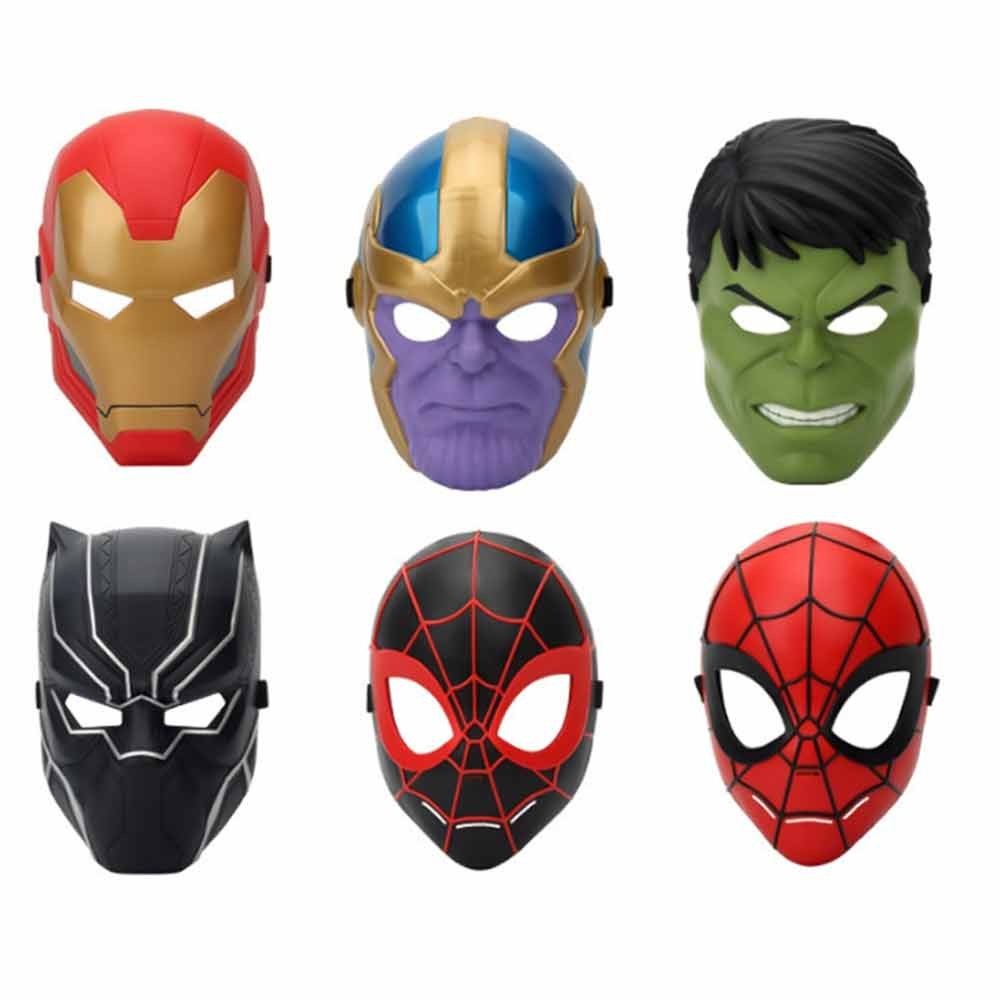 Marvel Spider-Man Iron Man Thanos Hulk Panther Hero Mask