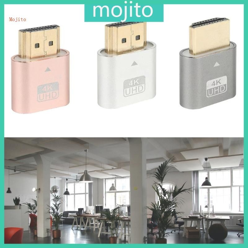 Virtual Display Adapter Display Emulator Video Card Lock Plate for BTC-Mining