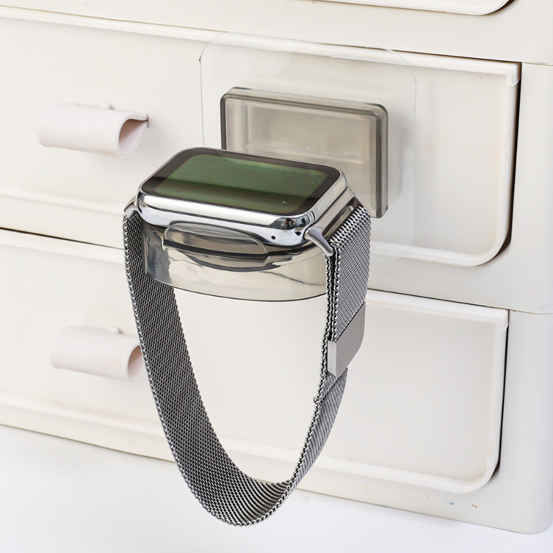 Iwatch Watch Storage Rack - ขาตั้งปลั๊กชาร์จแบบไม่ต้องเจาะ - แท่นชาร์จนาฬิกา - ชั้นวางนาฬิกา - อุปกรณ์เสริมนาฬิกา - ฝัง, พอดีที่แม่นยํา, มั่นคง, พกพ