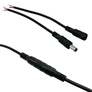 DC Jack แจ็ค DC Adapter Jack plug 5.5x2.1mm แบบหัวแจ็คตัวผู้/หัวแจ็คตัวเมีย/สายตัวผู้/สายตัวเมีย Male/Female Jack/Cab...