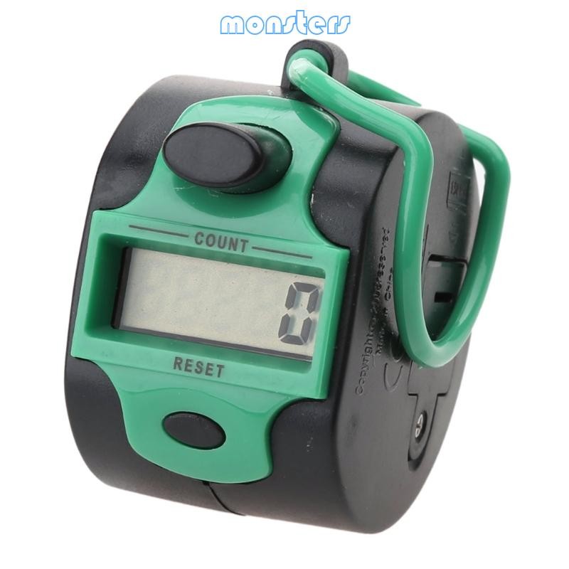 Mon LCD Tally Counter เคาน์เตอร์ดิจิตอลแบบพกพาเคาน์เตอร์มือถือสําหรับคนโรงเรียน Lap Counter 5 หลัก-จํานวนนับ Clic