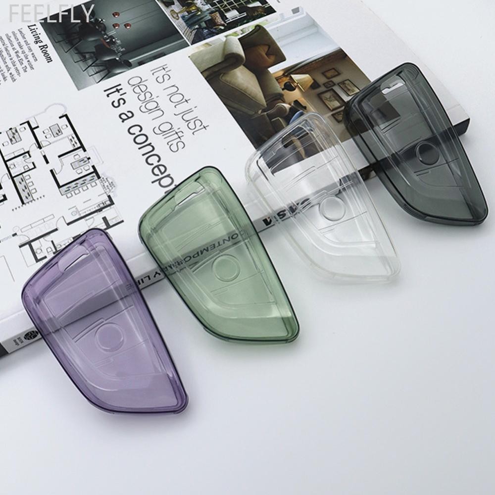 Feelfly Soft TPU รถ Remote Key กรณี Fob Keyless กระเป๋าสําหรับ BMW X1 X3 X5 X6 X7 1 3 5 6 7 Series G