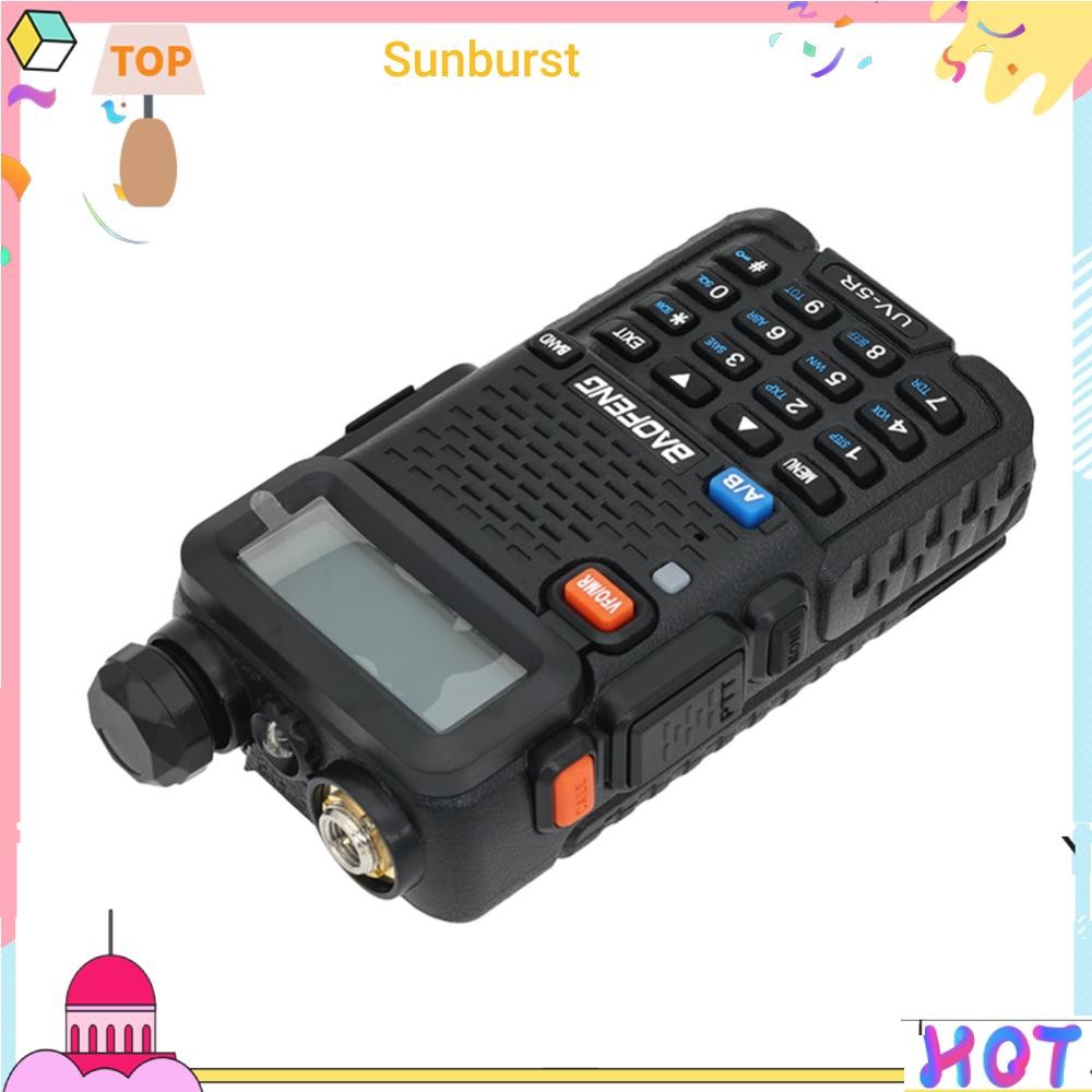 เครื่องส่งรับวิทยุมือถือ UV-5R 136-174MHz & 400-520MHz 5W วิทยุสองทางแบบ Dual Band [Sunburst11.th]