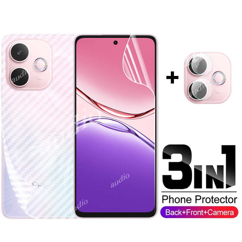 Oppo A5 Pro 5G 4G 3in1 ด้านหน้าด้านหลังเลนส์Hydrogelฟิล์มสําหรับOppo A5Pro OppoA5 Pro 5G 4Gสมาร์ทโฟน