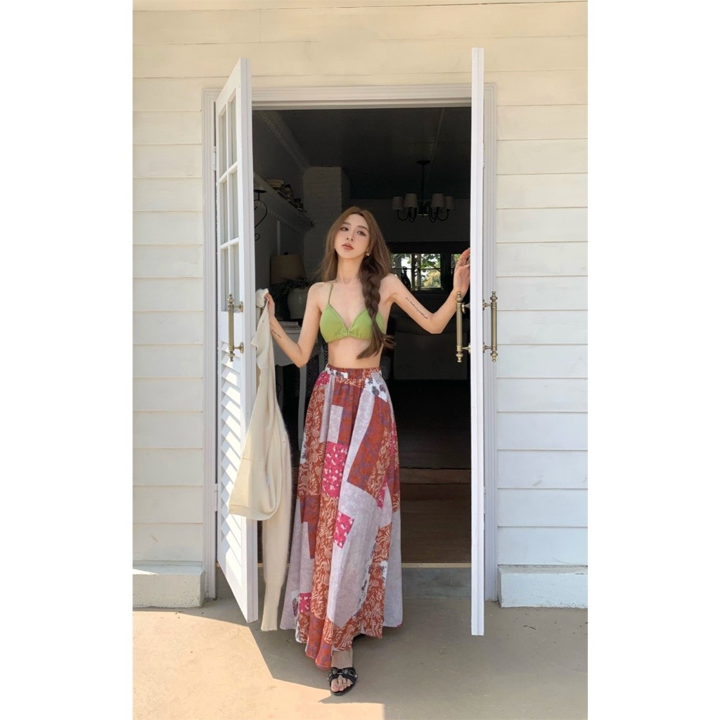 🌟Kayla🌟บิกินี่ มีฟองน้ำในตัว สีสดใส สีทึบ 5 สี ผ้านิ่ม ระบายอากาศ เปิดหลัง เสื้อชั้นใน ใส่สบาย ทรงสวย ใส่ไปทะเล🌙#FY164 - รูปที่ 6