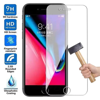 Iphone5 iPhone5S iPhoneSE 2 in 1 คลุมทั้งหมดด้านหน้ากลับ HD ฟิล์มกระจกนิรภัยใสสําหรับ iPhone 5s 5 SE 2016 Anti-Fingerprints โทรศัพท์ป้องกันหน้าจอ