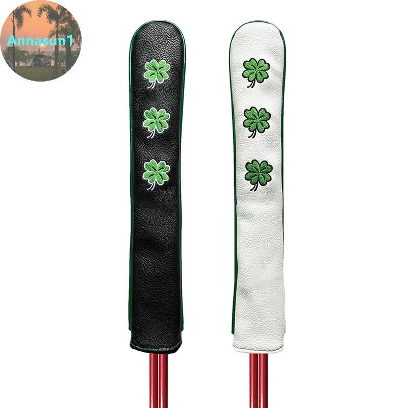 Annasun 1 PC Golf Alignment Stick ฝาครอบหนังตําแหน่ง Rod Practice Stick ฝาครอบป้องกันกอล์ฟคลับ Protector ครอบคลุม TH