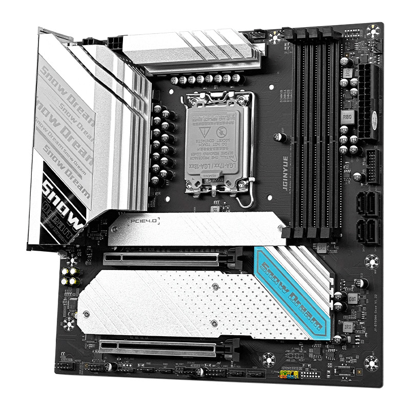 ชุดหน่วยความจำ CPU เมนบอร์ด Jingyue B760 D4 Core i3 12100 12100F i5 12400 12400F