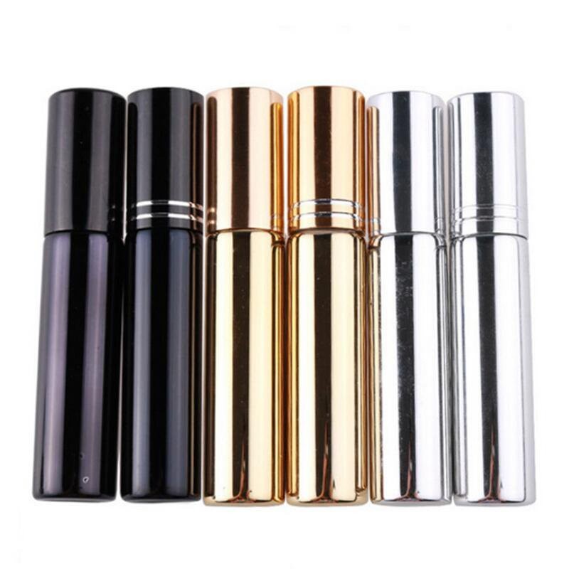 (พิเศษเวลาจํากัด) 10ML UV Plating Atomizer Mini Refillable Portable Perfume Spray Bottles Sample Emp
