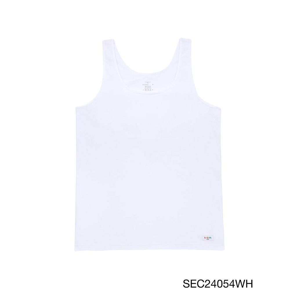 Sabina Kids Step 1 เสื้อกล้ามเด็กมีฟอง รหัส SEC24054WH - สีขาว