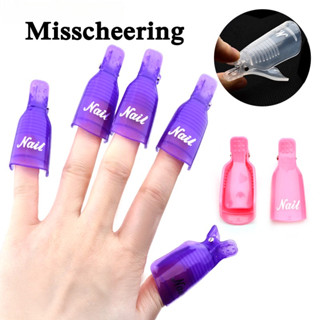 10 ชิ้น / เซต สวมใส่ได้ อะคริลิค เล็บ แช่ปิด คลิปยูวีเจล น้ํ…