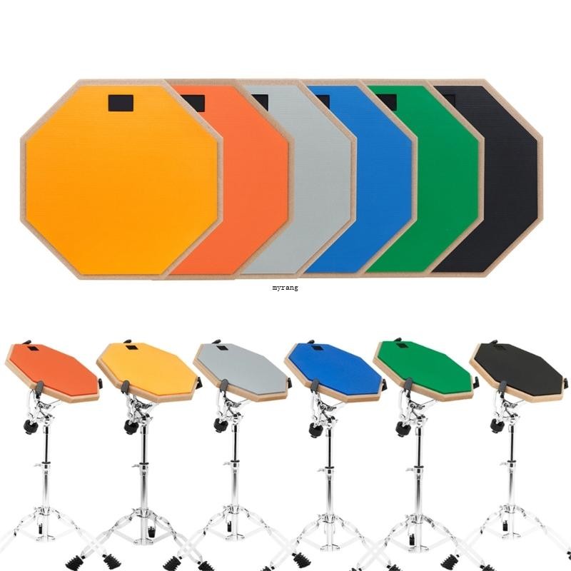 Mg Drum Practice Pad 12 นิ้ว 2 ด้าน Drum Pad บ่วงกลอง Pad สําหรับฝึกซ้อมเงียบ