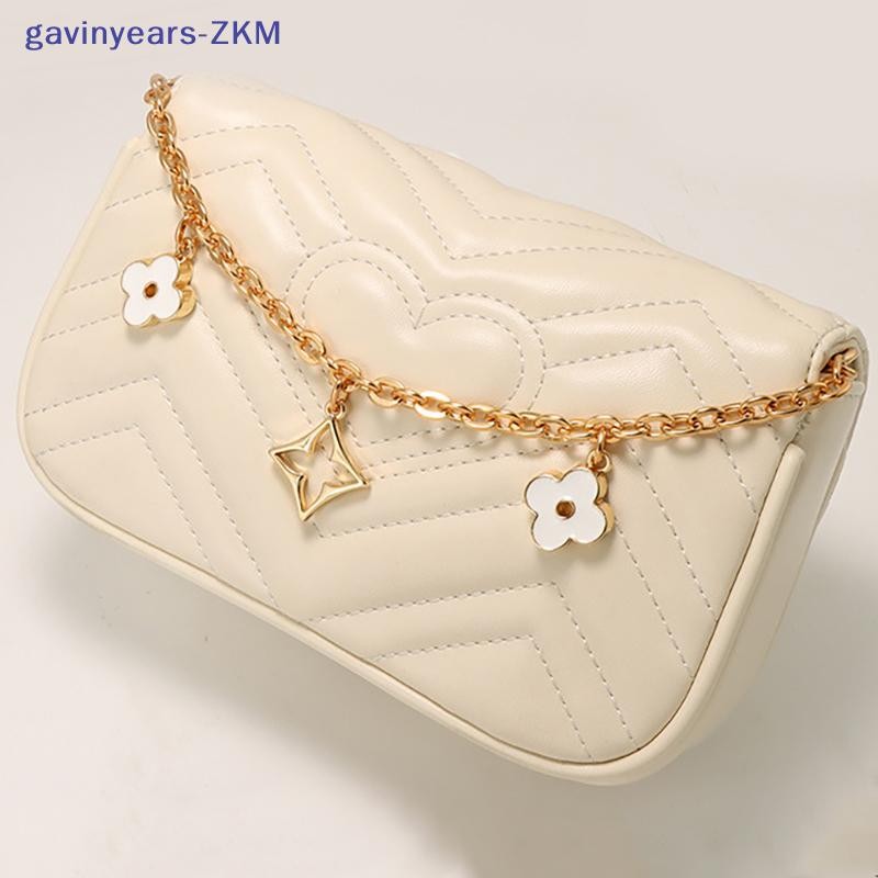 [gavinyears] Elegant Enamel Four-leaf Clover Chain Crossbody Shoulder Bag Extended Chain Bag Strap Decorative DIY Replacement Shoulder Strap [TH]