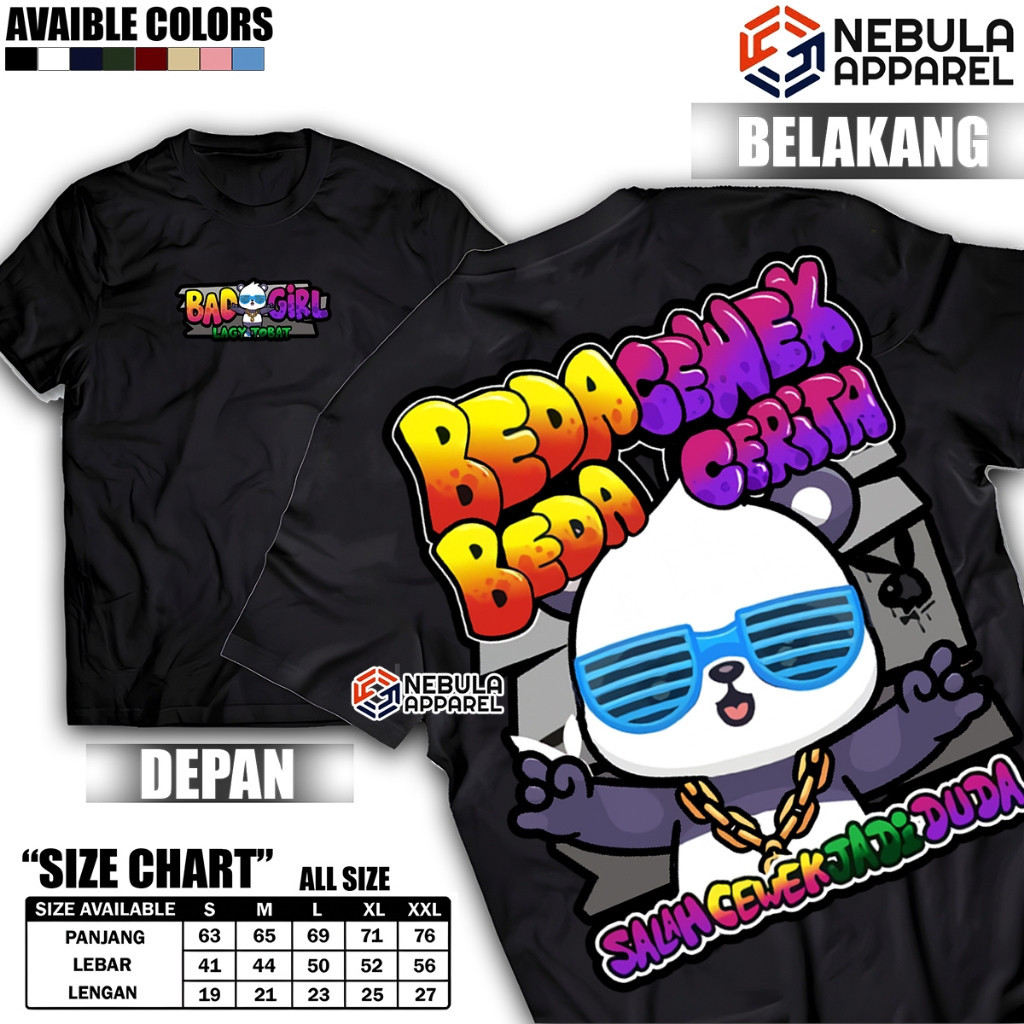 RAN STORE -DIFFERENT-GIRL-BEDA-GIRL-BEDA-CERITA-SYAH-GIRL-JADI-DUDA-kaos-distro nam-t-shirt-word2-cu