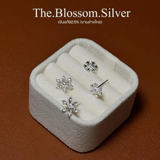 Stud Snow flake | ต่างหูหิมะ เงินแท้92.5% ช่างไทย (ราคาต่อคู…