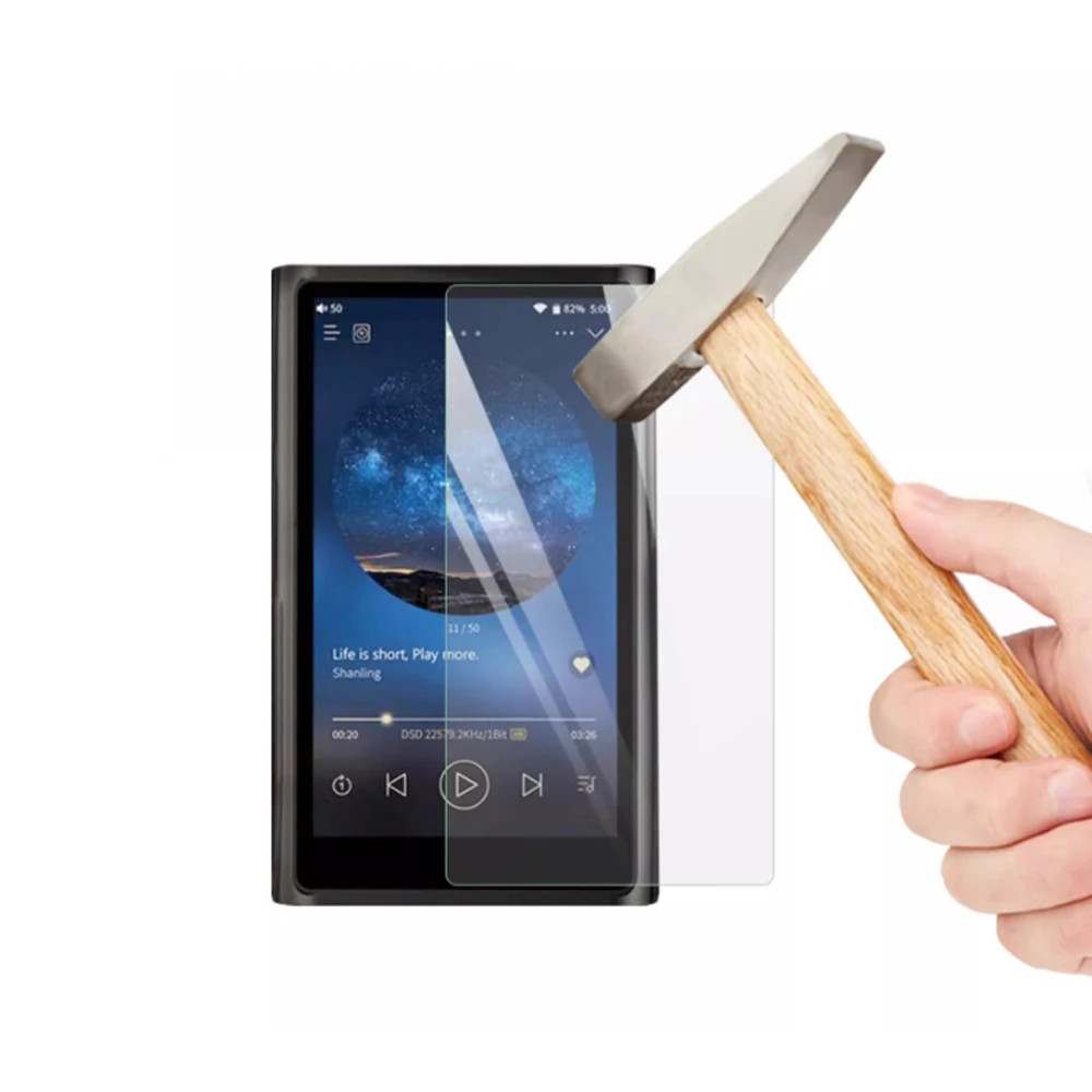 9h Scratch-Proof Premium Screen Protector กระจกนิรภัยป้องกันฟิล์มสําหรับ SHANLING M9 Plus M8 M7 M6 U