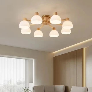 โคมไฟระย้าห้องนั่งเล่น สไตล์นอร์ดิก มินิมอล โคมไฟห้อยโต๊ะอาหาร LED สําหรับตกแต่งห้องนอน