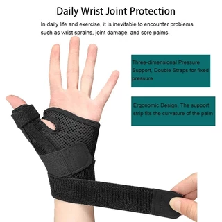 Sriei 1PC ข้อมือ orthosis Thumb รั้งกีฬาข้อมือปรับผู้ถือนิ้ว Protector รั้งแขนป้องกันป้องกันนิ้ว