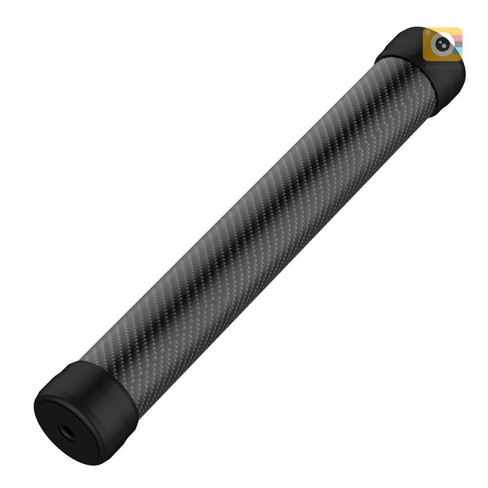 Universal Cabron ไฟเบอร์ Extension Rod 23.6 ซม.พร้อม Universal 1/4 สกรูสําหรับกล้อง Gimbal Stabilizer โทรศัพท์ Clamp Holder Came-314