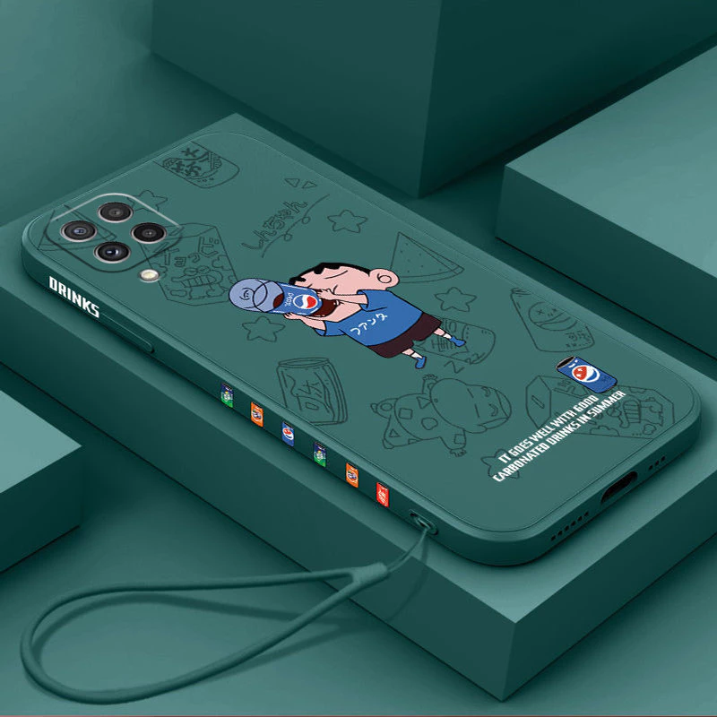 เคส Samsung A42 5G Samsung A22 4G Samsung A12 5G Samsung F12 M22 M42 5G tpu ฟรีเชือกเส้นเล็กแฟชั่นเคสโทรศัพท์แบบนิ่ม KCXX