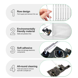 กล้องทําความสะอาด กาวติดเรซิ่น กาวสังเคราะห์ กาวสูญญากาศ Relife RL-094 48pcs.