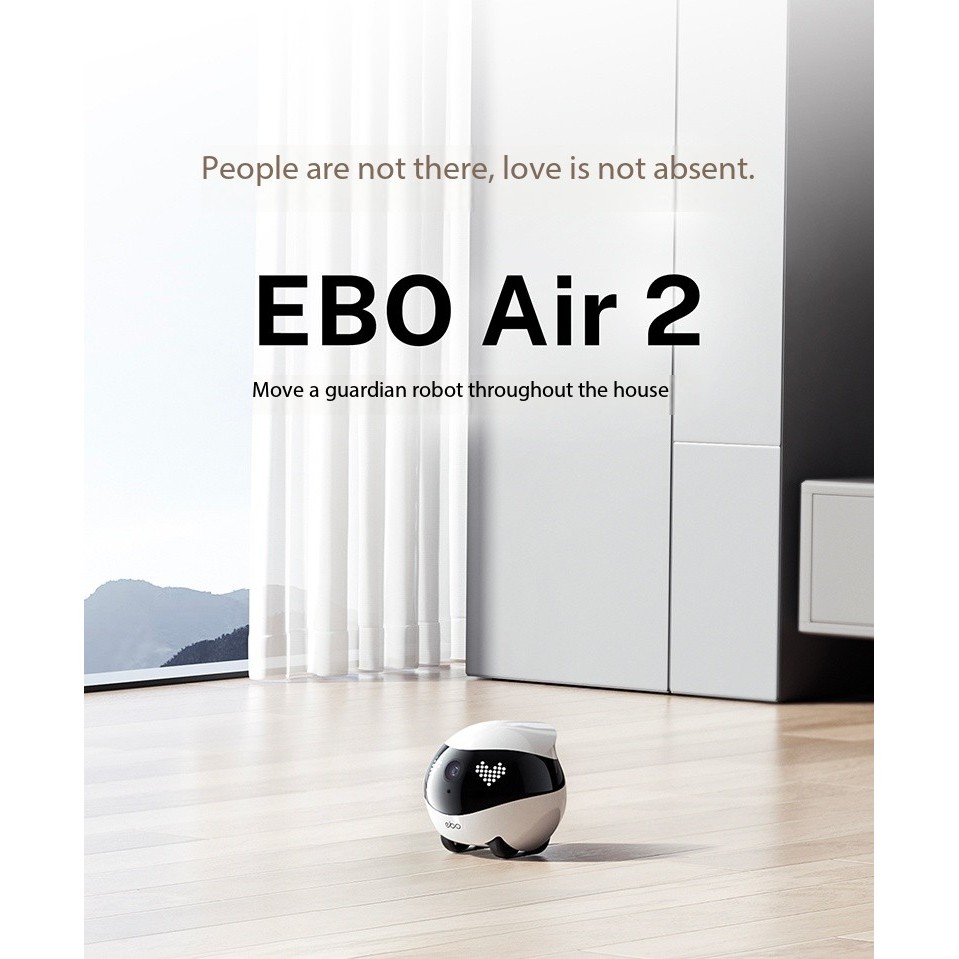 [ใน คลังสินค้า] EBO Air2 is a full-house mobile walking robot that monitors household electronics, cameras for bosses, boyfriends, girlfriends, pets, cats, wireless, plug-in remote control, companionship, and an intelligent camera head monitor