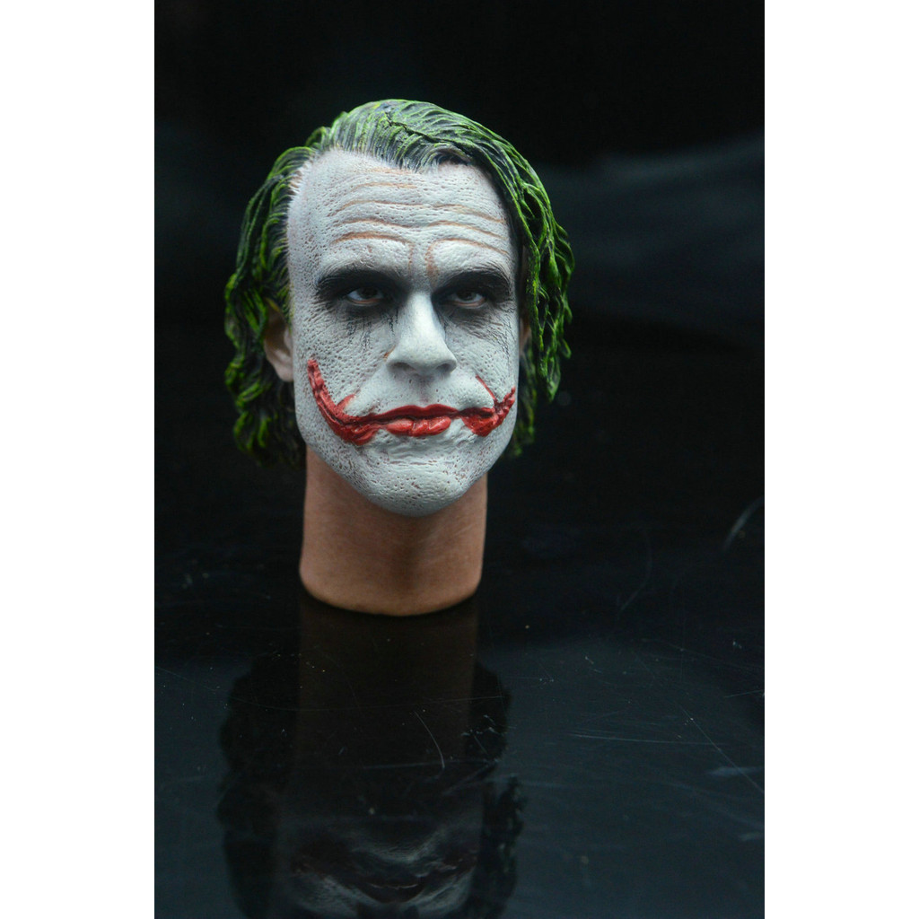 [ข้อเสนอพิเศษ] พร้อมสต็อก 1/6 รุ่นลดลง Batman Prequel joker Heath Ledger joker Soldier Head Sculptur
