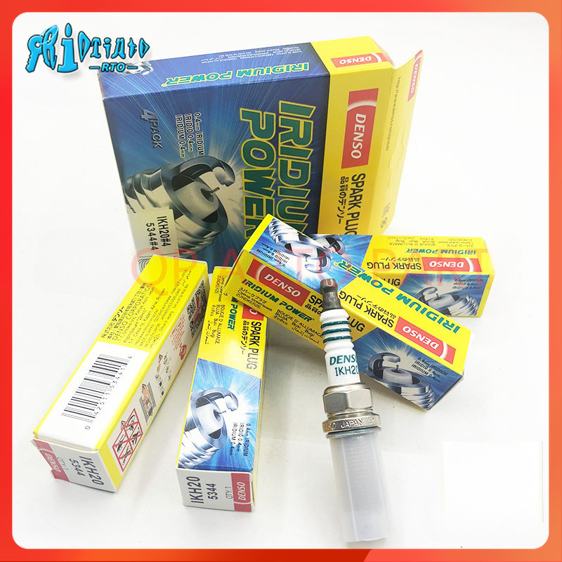4pcs IRIDIUM SPARK PLUG IKH20 สําหรับ TOYOTA INNOVA 2.0 IKH20-5444