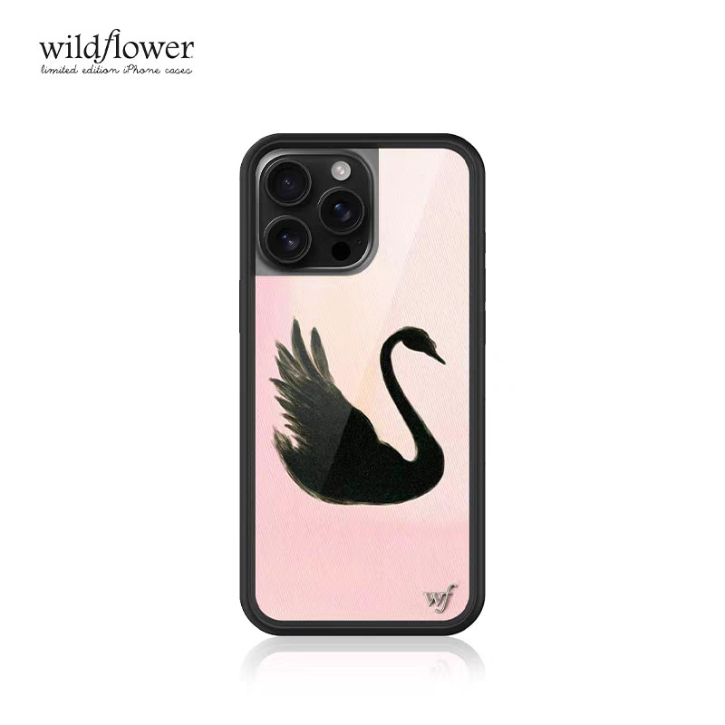 ดอกไม้ป่า Black Swan wf เคสโทรศัพท์สําหรับ iPhone 17 17Pro 16 15 14 Plus 12 13 Pro 16Pro Max อะคริลิค Hard ปลอกกันกระแทกฝาหลัง - รูปที่ 5