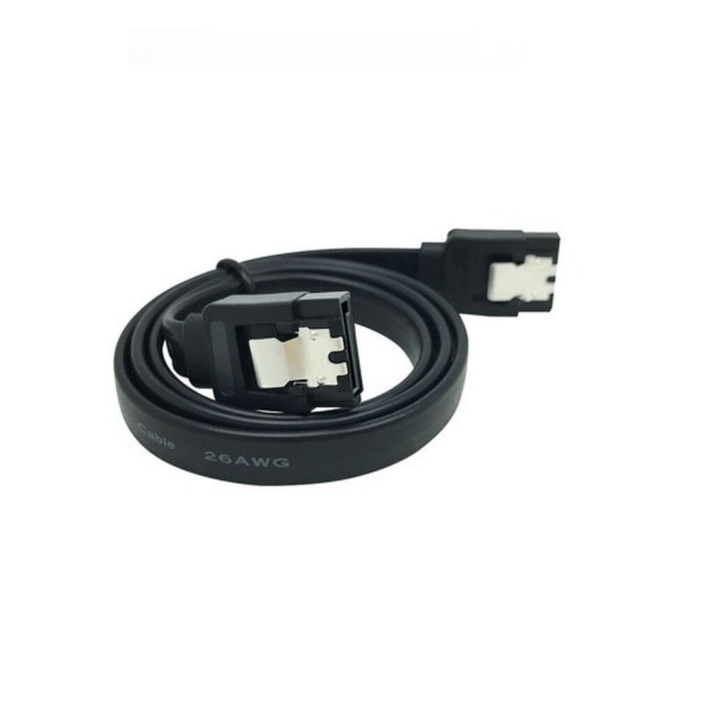 NAVA IT สาย SATA3 40CM ดำ เส้นตรง V.2023 รองรับ SATA2 SATA3 ประกัน 1 ปี