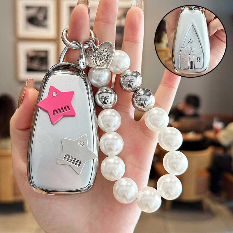 Changan lumin univ เคสกุญแจรถฝาครอบป้องกันพวงกุญแจการ์ตูนน่ารัก