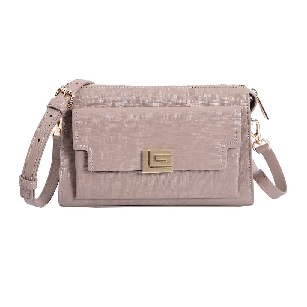 Guy Laroche กระเป๋าสะพาย Cross Body รุ่น AGH0023 - สีเบจ