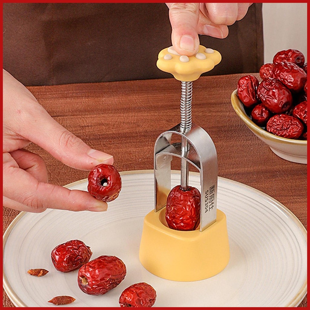 Cherry Stoner Remover Red Dates Pitting Remover Gadgets ครัว Grapes Stoner ถอดเครื่องมือสําหรับ Pear