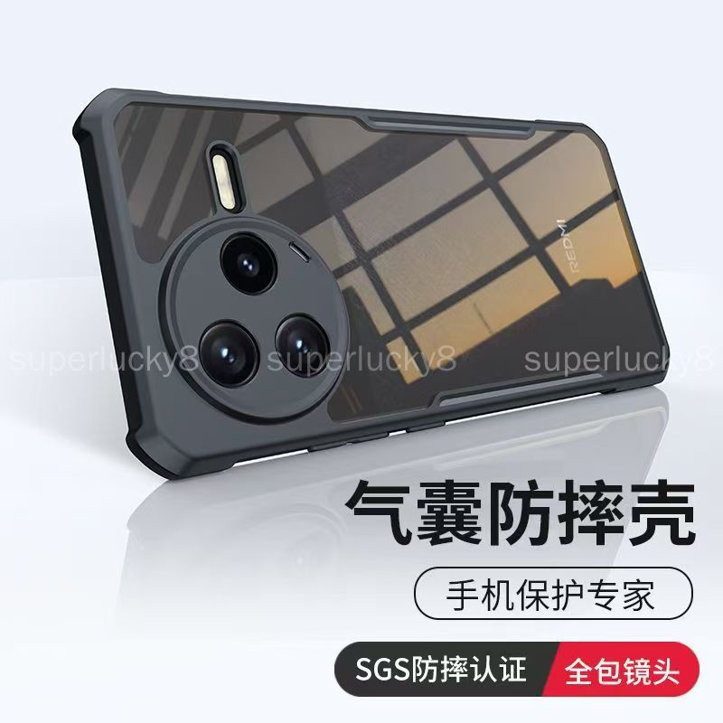 ฟรีฟิล์มด้านหลัง Xiaomi poco f7 Ultra poco f7 Pro เคสโทรศัพท์ poco f7 ถุงลมนิรภัยโปร่งใสรวมทุกอย่างพ