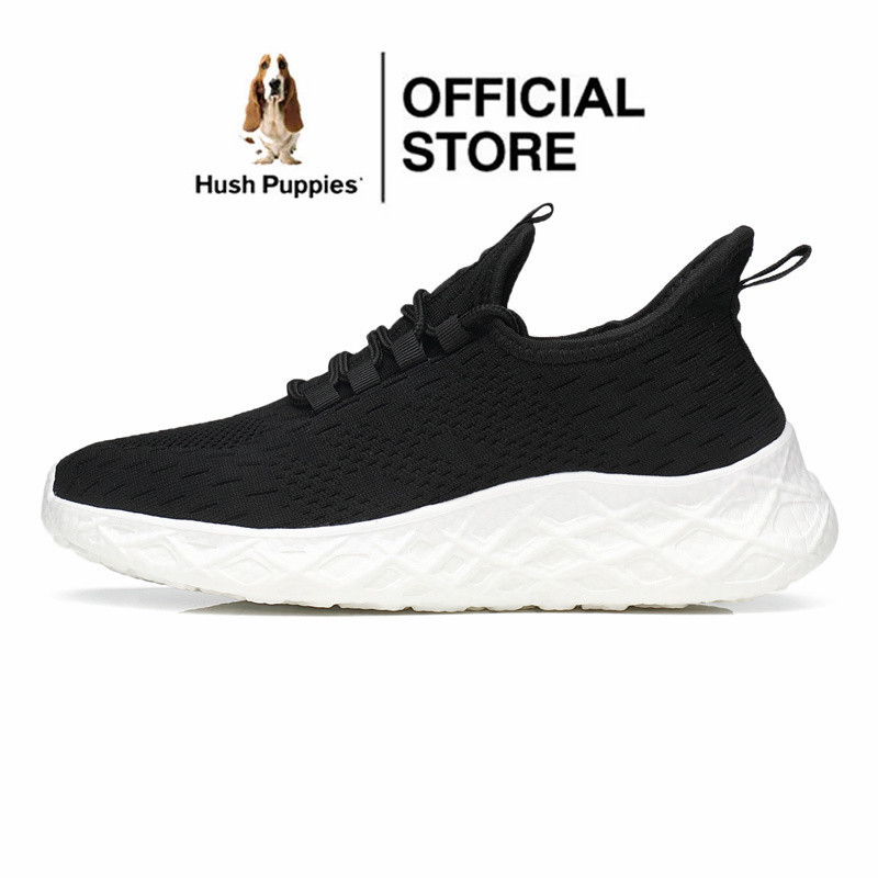 Hush Puppies รองเท้าผ้าใบลําลอง ส้นแบน สไตล์เกาหลี สําหรับผู้ชาย เหมาะกับการเล่นกีฬา ไซซ์ 45 46 47 48