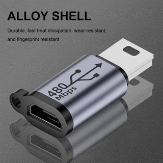 Micro USB Mini USB Type-C iOS อะแดปเตอร์ชายหญิง Converter ข้อมูล Sync ชาร์จสําหรับ Xiaomi Samsung โทรศัพท์มือถืออะแดปเตอร์ USB C ปลั๊ก Transfer แปลง
