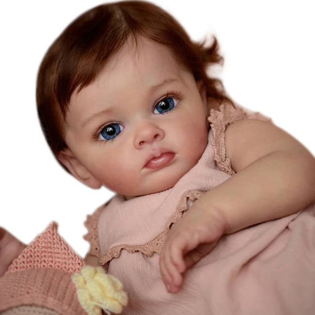 Ltp ตุ๊กตาเด็กทารกเสมือนจริง แบบซิลิโคน ขยับได้ แฮนด์เมด ขนาด 55 ซม. 60 ซม.